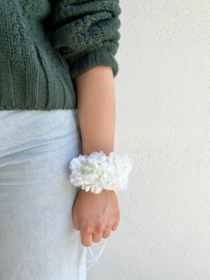 Corsage - White Hydrangea